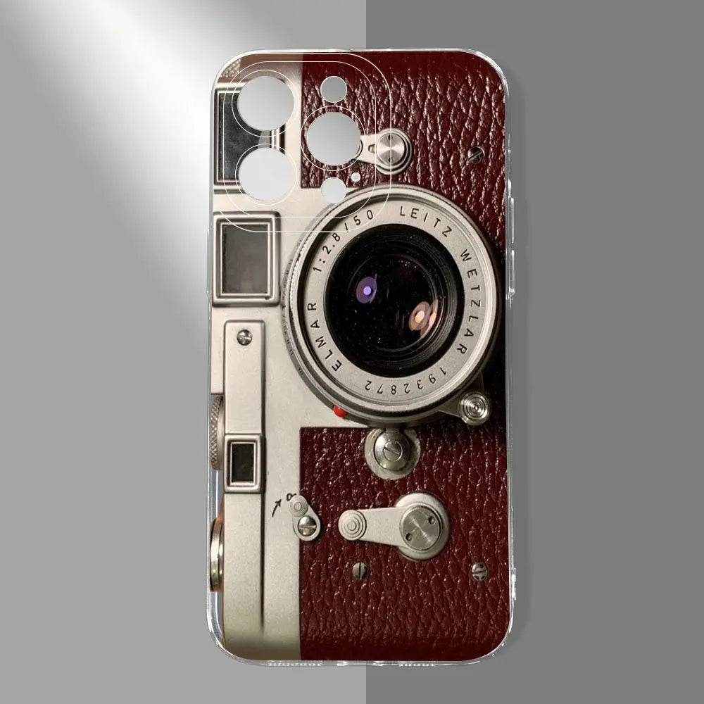 Vintage Camera Case Phone Case for iPhone 16 15 14 13 12PRO MAX Men and Women
