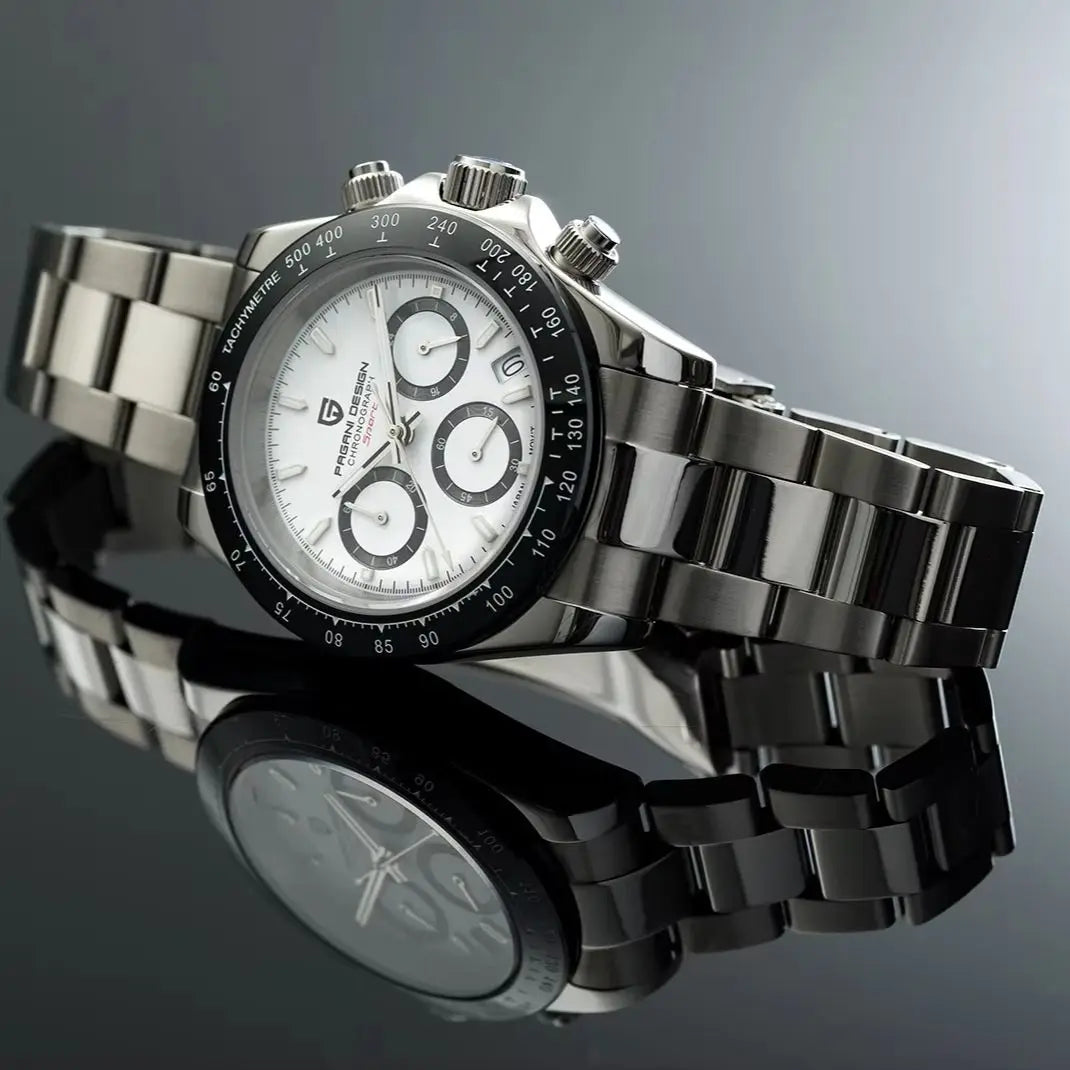 2026 New PD-1644 PAGANI DESIGN Top Brand Men's Sports Quartz Watches Sapphire Stainless Steel 100M Waterproof Luminous Chronograph Luxury Reloj Hombre