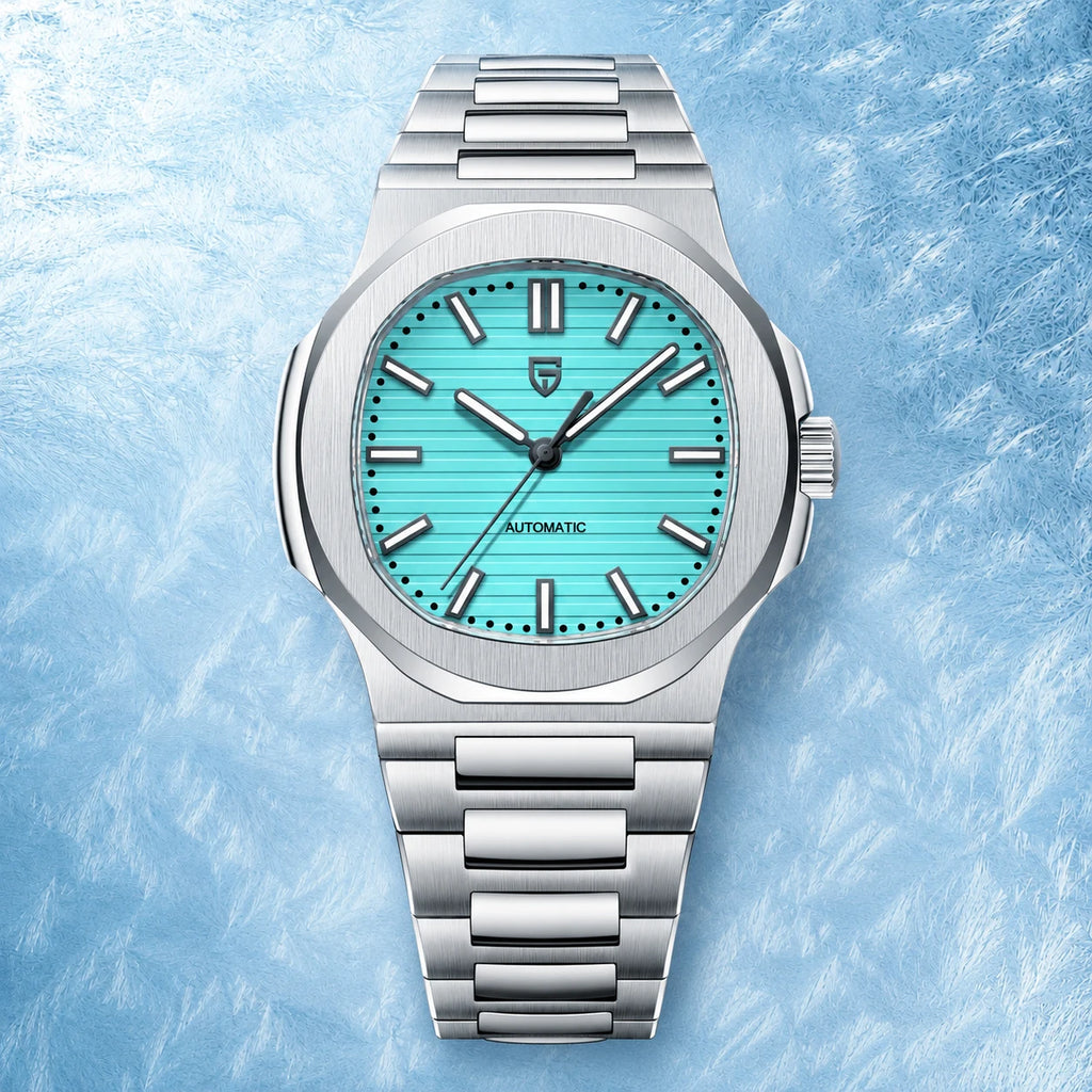 2026 New PAGANI DESIGN 40MM Luxury Ice Blue Automatic Watch For Men Sapphire crystal Waterproof Mechanical Wristwatch Men Business Gift