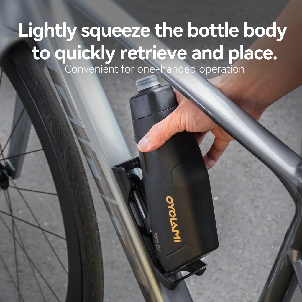 650ml Pneumatic Cycling Water Bottle Squeeze To Drink Design Drinking Bottle Bike Frame for Sports Outdoor MTB Road Cycling mbzr