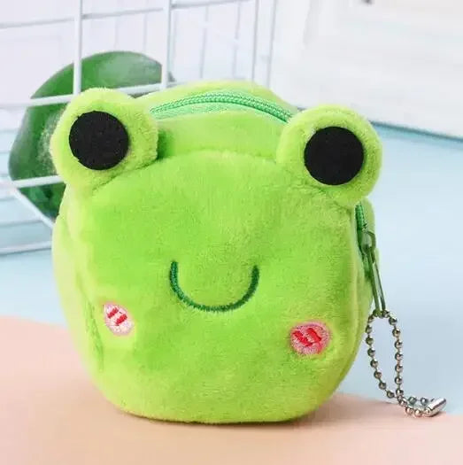 1PC Cute Coin Purse Zipper Change Purse with Keychain Small Headphone Lipstick Bag Mini Wallet Money Bag