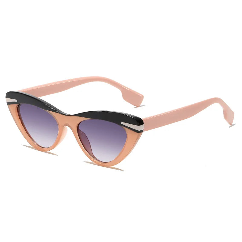 New Fashion Cat Eye Sunglasses Women Vintage Shades Brand Designer Gafas Luxury Sun Glasses UV400 Eyewear Oculos mbzr