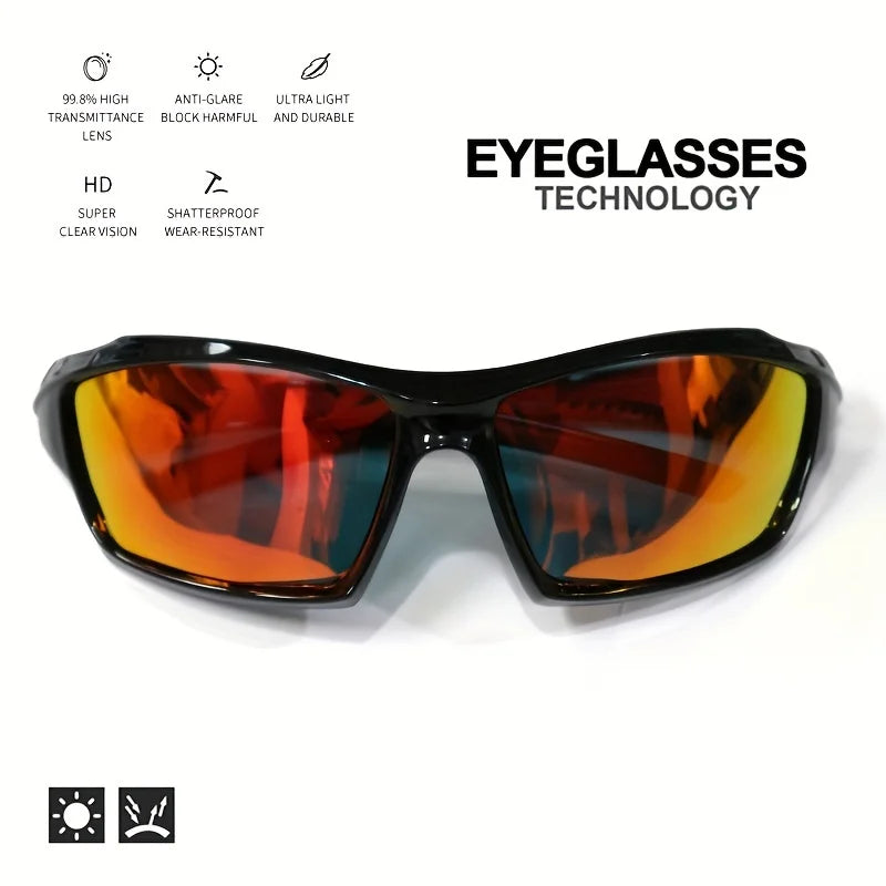 1/3PCS Sports Polarized Sunglasses for Men Lightweight Night Vision Male Shades Cycling Driving Fishing Fashion Mirror Sunglass mbzr