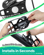 VICTGOAL Bicycle Water Bottle Holder Cage with Hidden AirTag Mount Squeeze Bottle mbzr