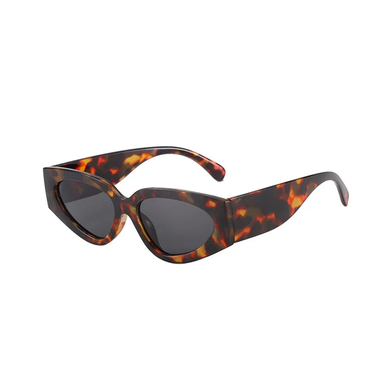 Cat Eye Sunglasses for Women and Men with Contrasting Color Accents Advanced Styling UV Protection Lightweight Frame Trendy