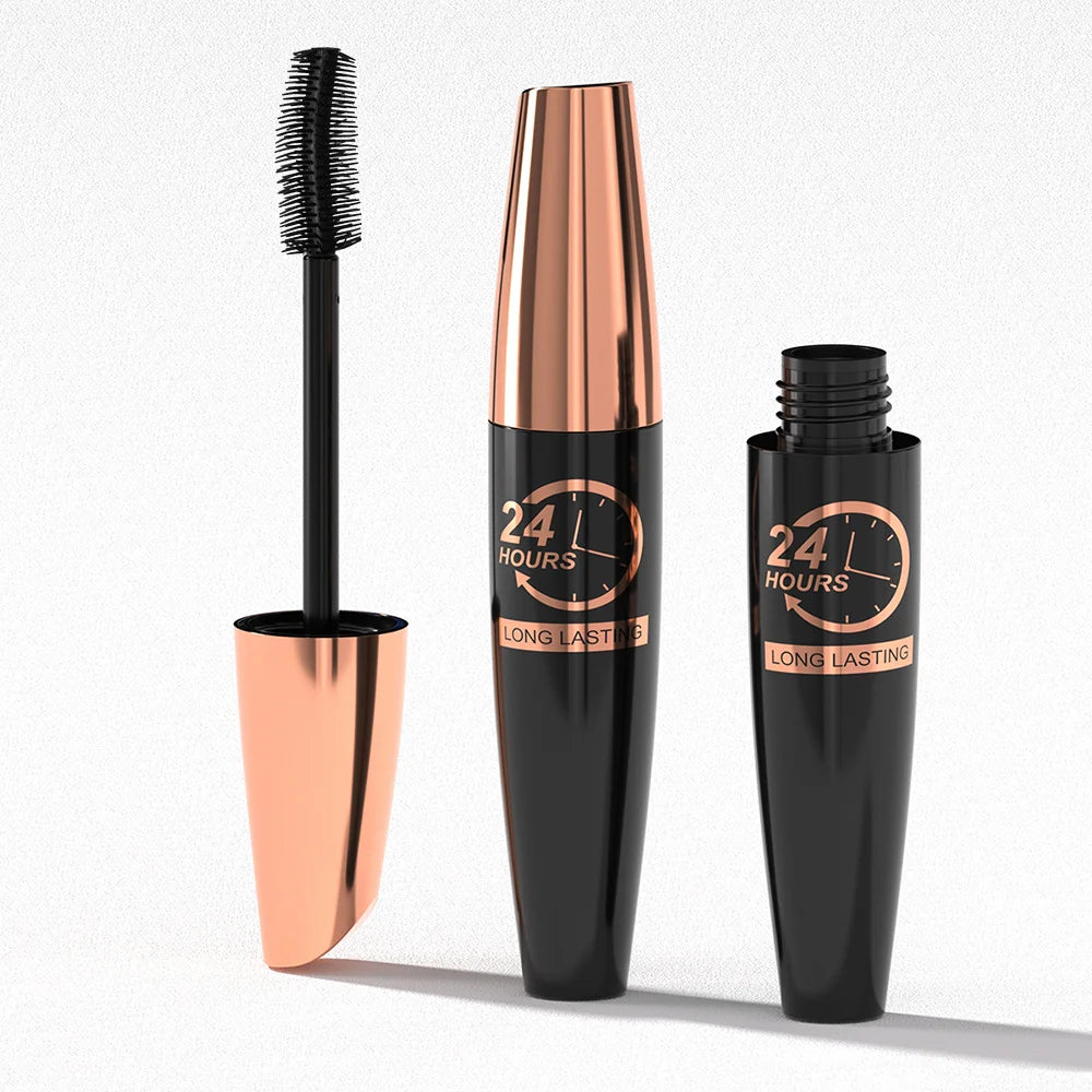 3Pcs/Set Waterproof Black Mascara Fiber Eyelash Extension Makeup Long-Lasting Volume mbzr