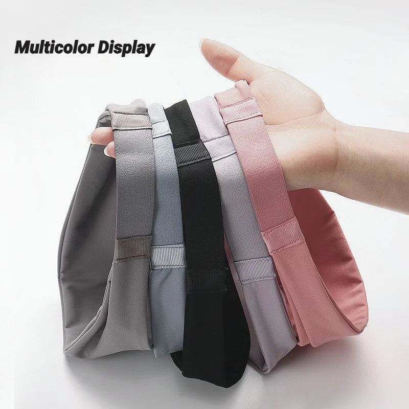 Yoga Sports Sweat-Absorbent Headband Running Fitness Forehead Protector Basketball Cycling Football Men Women Headbands Non-Slip mbzr