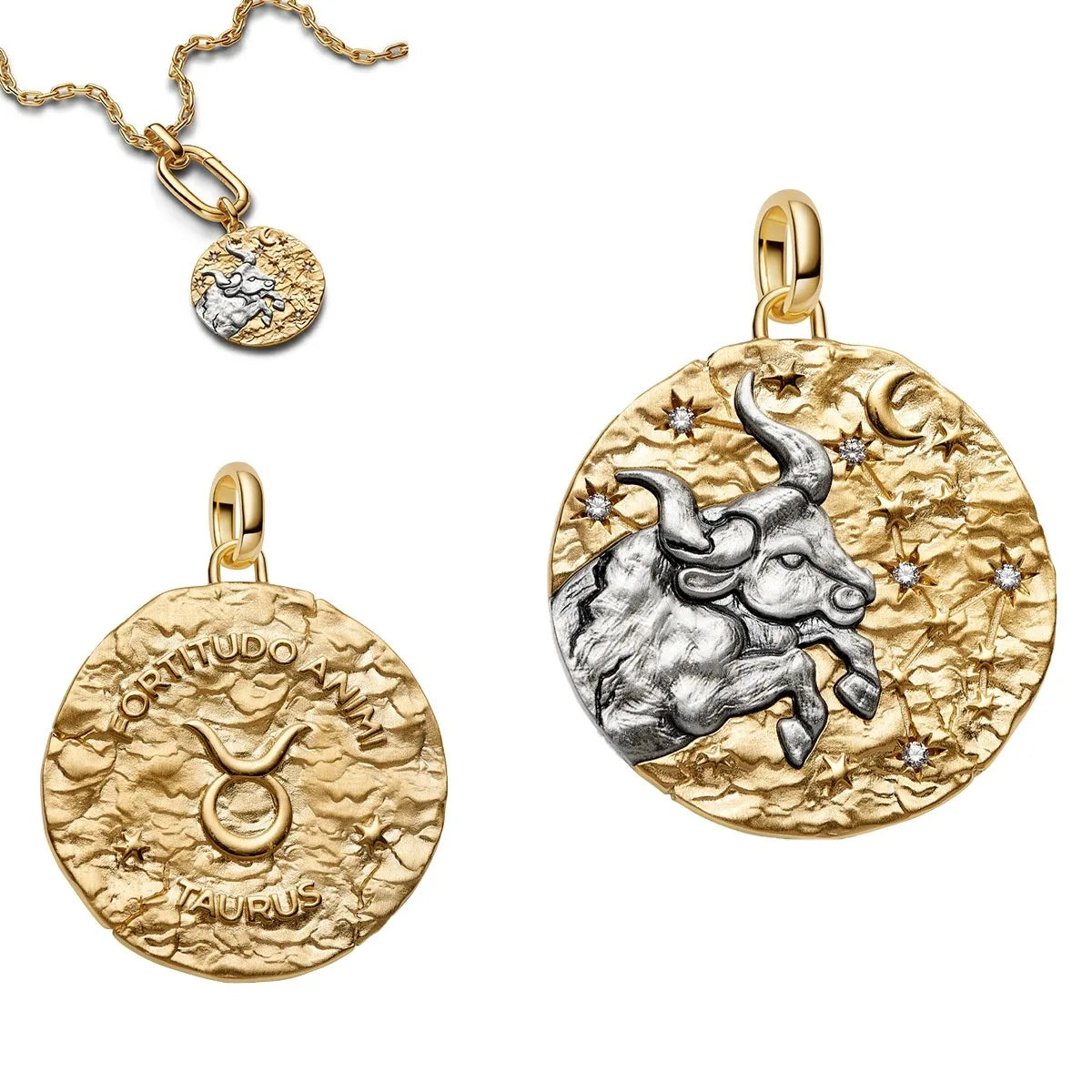 925 pure silver constellation pendant with relief texture of ghostly skull. Suitable for bracelets and necklaces. Jewelry.