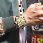 POEDAGAR Original Business Man Wristwatch Waterproof Luminous Date Week Casual Watch For Men Quartz Leather Luxury Fashion Men's Watches Reloj mbzr