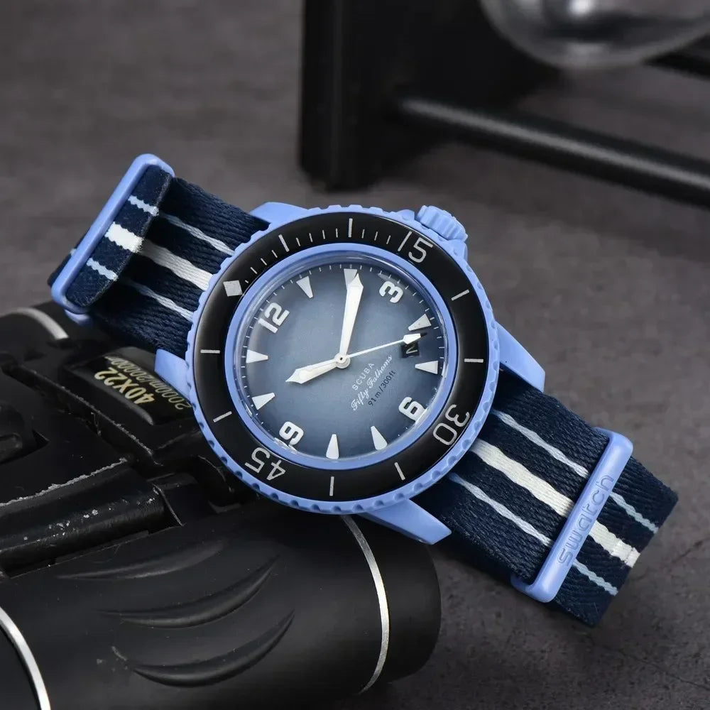 2025 Fashion Men's Watch Nylon Strap Retro Analog Quartz Watches Date Luxury Minimalistic Men Sports Wristwatch Reloj Hombre A+ mbzr