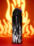 Owalaa white flame 32oz/945ml stainless steel insulated water bottle with straw,for daily sports outdoor,perfect gift mbzr