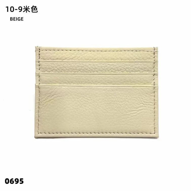 Cowhide Card Holder Woman Man Fashion Slim Mini Card Bag Genuine Leather Engrave Name Luxury Casual Purse