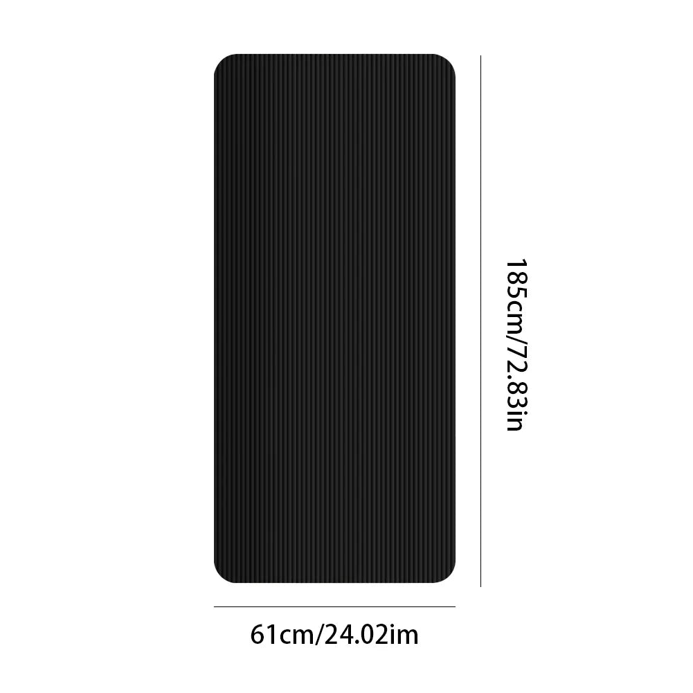 Yoga Mat Non Slip Exercise Mat Thick Solid Color Fitness Mat Yoga Workout Mat Multi-Function for Home Gym mbzr
