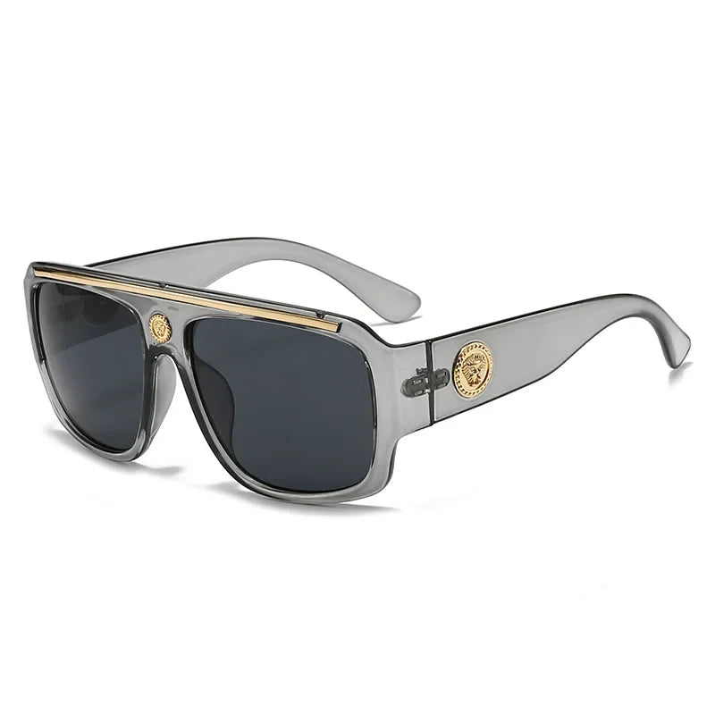 2026 Oversized Vintage Punk Sunglasses  Fashion Brand Luxury Designer Sunglasses Men Women  Summer Travel Outdoor Shades Glasses