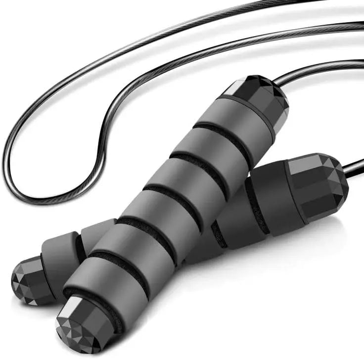 Jump Rope - Tangle-Free Rapid Speed with Ball Bearings -jump Rope for Men, Women, Kids and Adults – Home Exercise and Slim Body Adjustable Speed Jump Ropes for Fitness at Home Gym Workout mbzr
