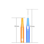 60pcs/box Interdental Brushes Dental Teeth Cleaning Orthodontics Oral Care Toothpick Dental Tool Floss Orthodontic Tooth Brush mbzr