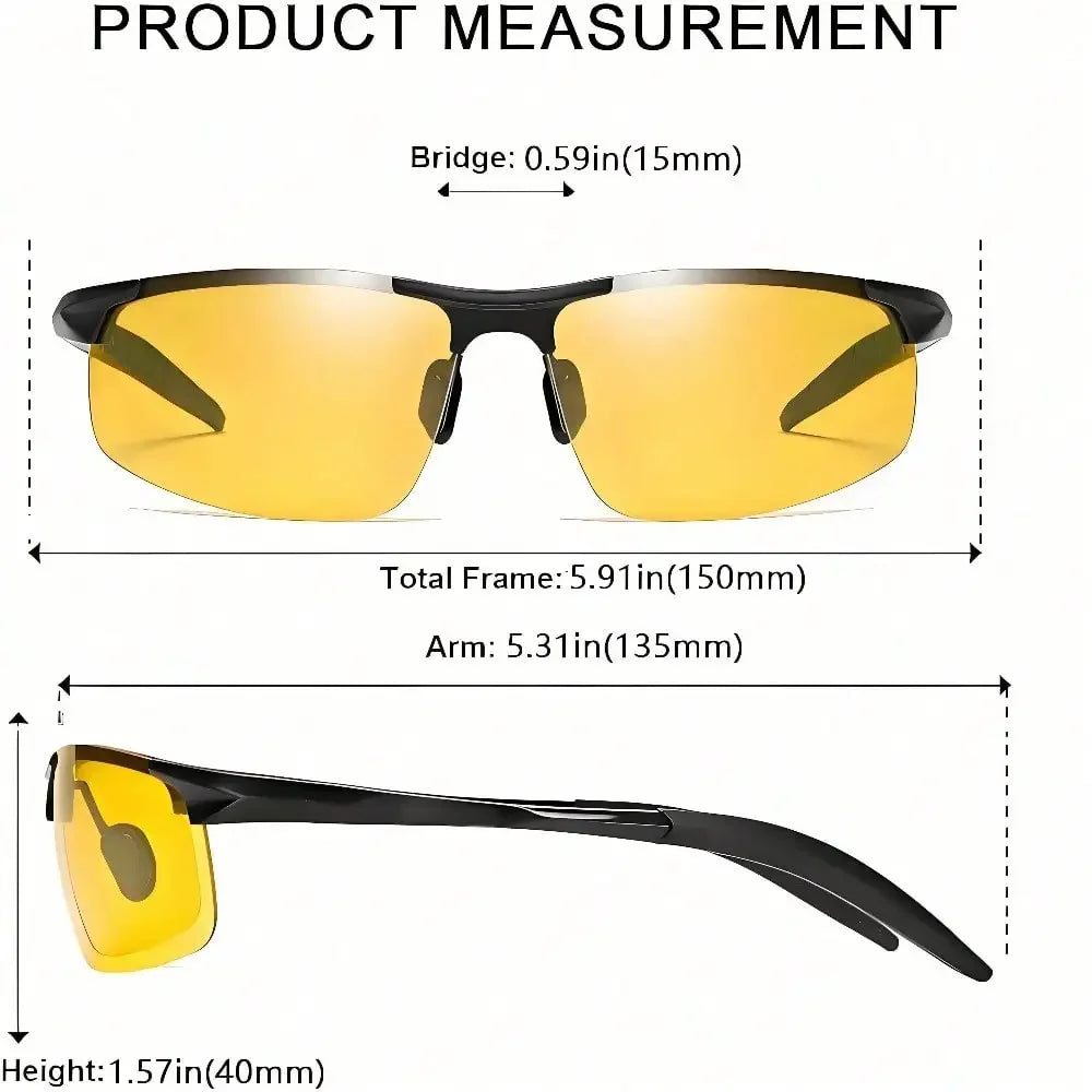 Polarized Photochromic Outdoor Sport Sunglasses Unisex