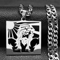 Crown of Thorns Jesus Cross Necklace Stainless Steel Gold Plated Crucifix Pendant Necklaces Jewelry