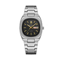 YaLaLuSi Vintage Tonneau Square White Dial Women Watch Day Date Display Brushed Solid Link Gold Bracelet Quiet Luxury Waterproof Ladies Quartz Wristwatch For Office Daily Commute