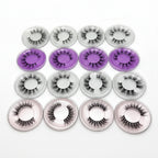 16 Pairs 3 Styles Wispy Faux Mink False Eyelashes Mixed Dramatic Thick Curled Fluffy Strip lashes Multipack for Eyes Makeup Sets mbzr