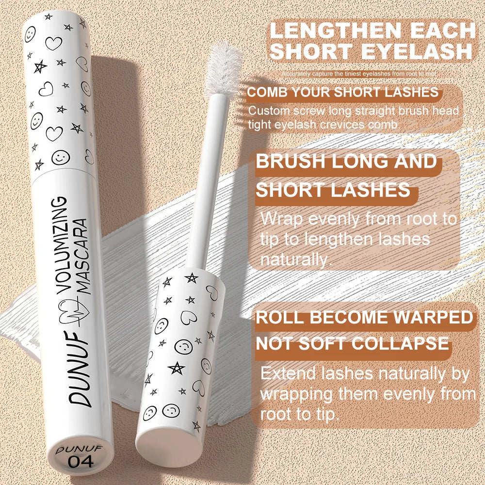 Colorful Curling Mascara Waterproof Fast Drying Eyelashes Extension Multicolor Lashes Makeup Lasting Waterproof White Mascara mbzr