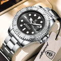 POEDAGAR Luxury Classic Man Wristwatch Waterproof Luminous Date Business Male Clock Stainless Steel Fashion Quartz Men's Watches mbzr