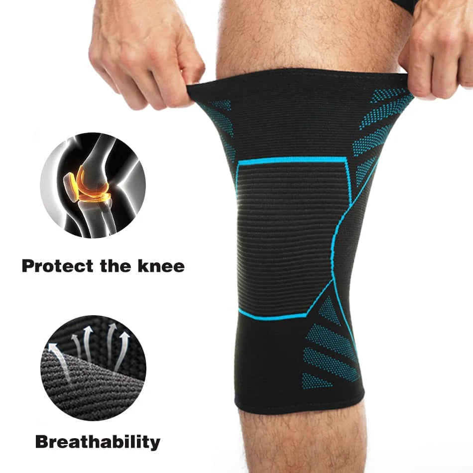 2pcs Black Thin Knee Compression Sleeves For Sports, Running, Basketball, Dancing, Fitness, Unisex, Summer Gym Accessories Knee Support mbzr