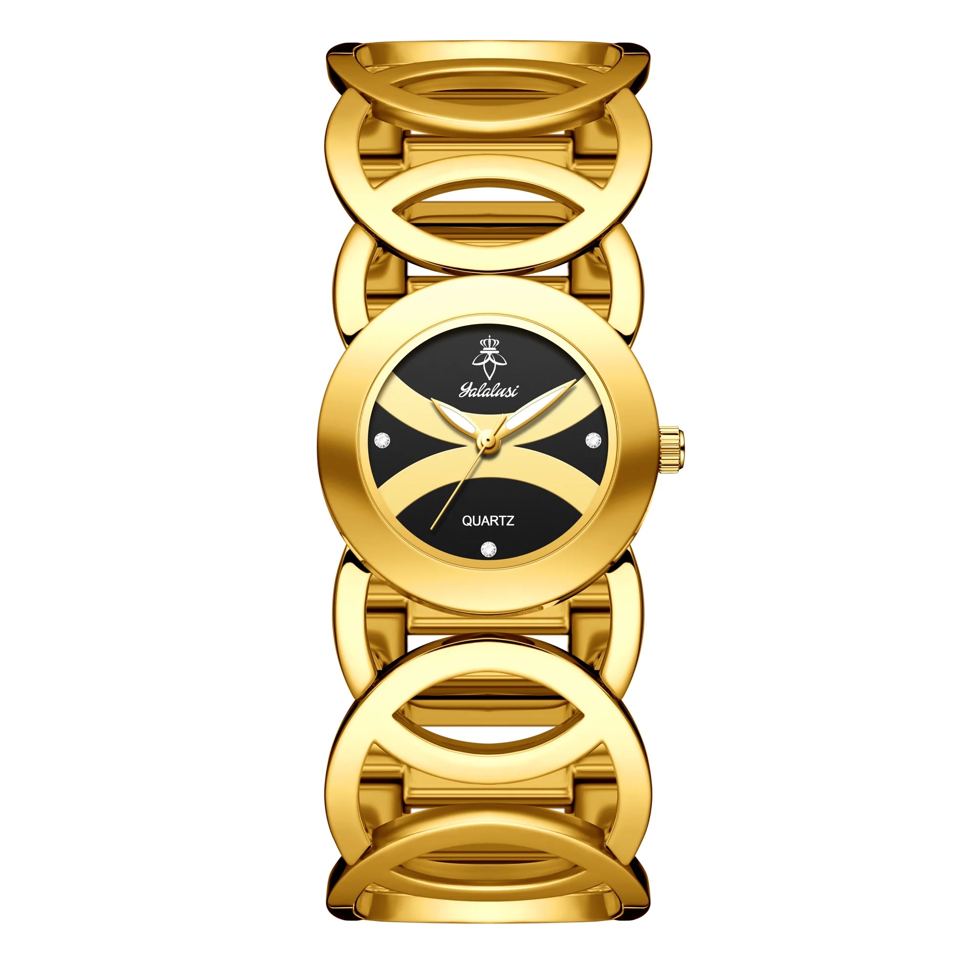 YaLaLuSi Women's Wristwatch Hot Sale Gold Simple With Box Watch Remover Best Gift for Women Vacuum Ion Plating