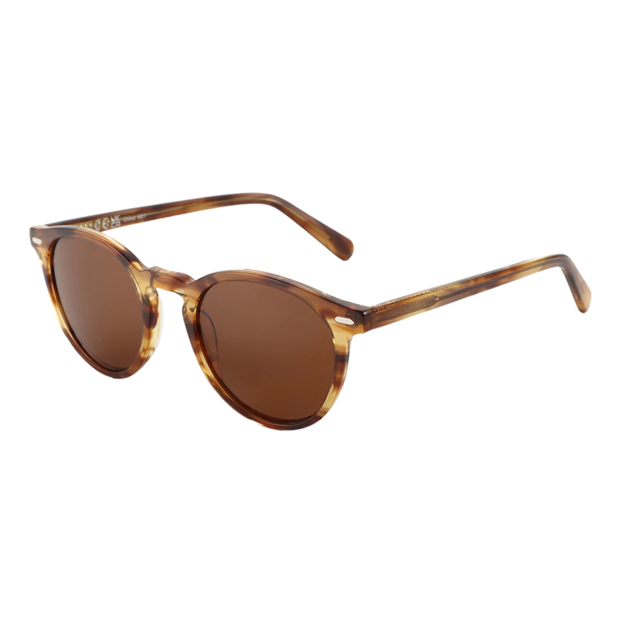 ZENOTTIC Mens Womens Round Polarized Sunglasses : Retro Small Sunglasses - Unisex Trendy Shades UV400 Protection