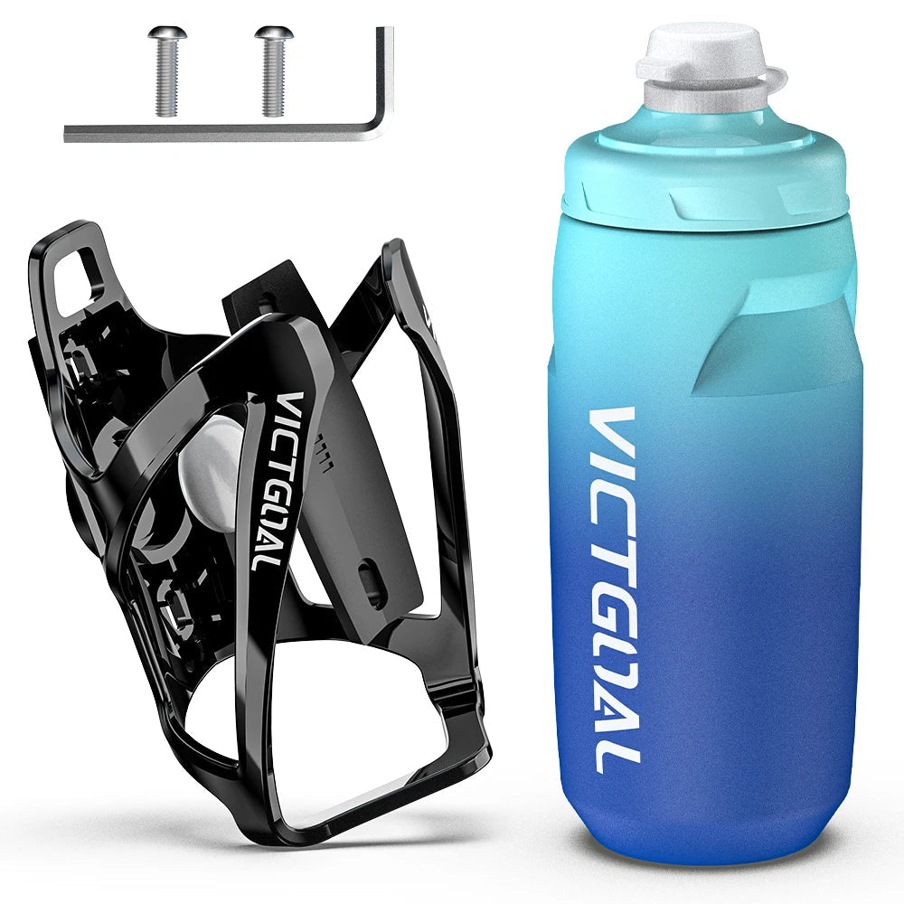 VICTGOAL Bicycle Water Bottle Holder Cage with Hidden AirTag Mount Squeeze Bottle mbzr