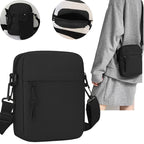 Men's and women's single-shoulder bags, crossbody bags, solid-colored single-shoulder small bags, lightweight mobile phone bags mbzr