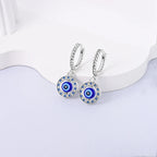 MULA 925 Sterling Silver Earrings for Women's Wedding Birthday Party Fashion Jewelry Gifts Zircon Starry Crystal Hoop Earrings