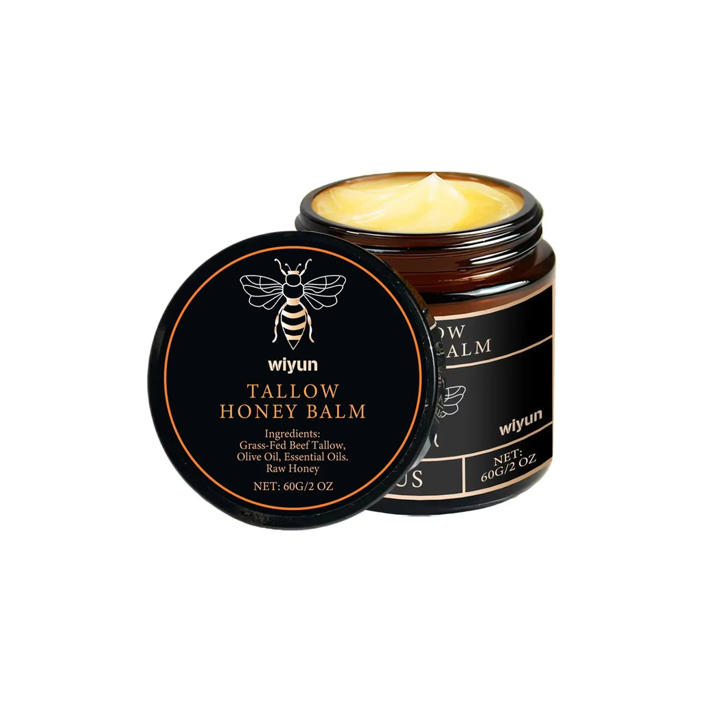 Tallow Honey Balm Glowing Hydrating Skin Enhacne Elasticity Improve Dullness Fade Fine Lines Firming Face Body Moisturize Cream mbzr