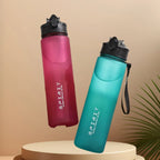 750ML Leak-Proof BPA-Free PC Sports Water Bottle with Straw & Handle, Insulated Design, Perfect for Fitness, Camping mbzr