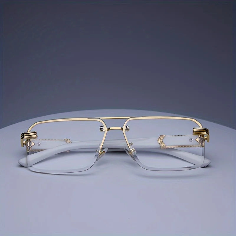 Fashion Rimless Sunglasses Men Women Populare Frameless Sun Glasses Male Female Classic Small Square Summer Traveling Shades mbzr
