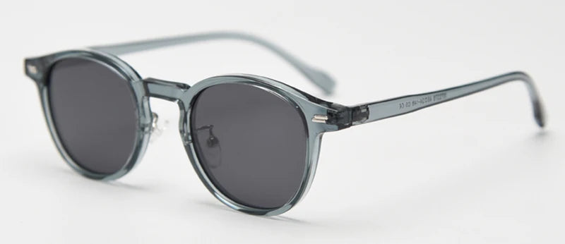 Peekaboo Unisex Polarized Sunglasses Retro Style Ultralight Round Sun Glasses