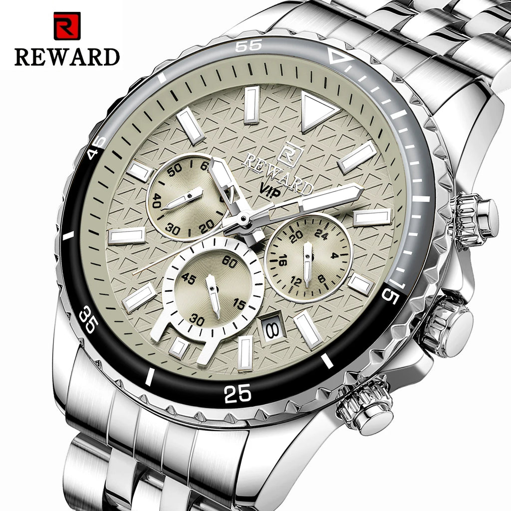 REWARD Watch For Men Fashion Military Sport Chronograph Clock Male Top Brand Luxury Waterproof Watches Montre Homme