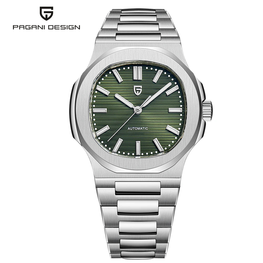 PAGANI DESIGN New Men's Watches Luxury Rose Gold Automatic Watch For Men Mechanical Wristwatch Waterproof AR Sapphire Clock 2026