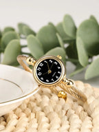 1pc Vintage Retro Roman Numeral Women Quartz Wrist Watch mbzr