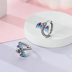 MULA 925 Sterling Silver Earrings for Women's Wedding Birthday Party Fashion Jewelry Gifts Zircon Starry Crystal Hoop Earrings
