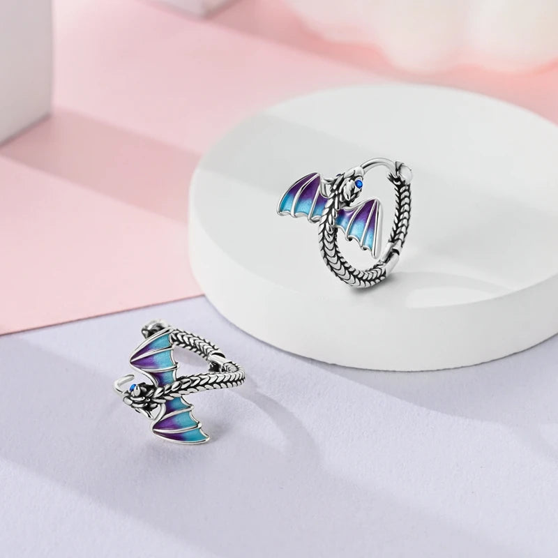 MULA 925 Sterling Silver Earrings for Women's Wedding Birthday Party Fashion Jewelry Gifts Zircon Starry Crystal Hoop Earrings