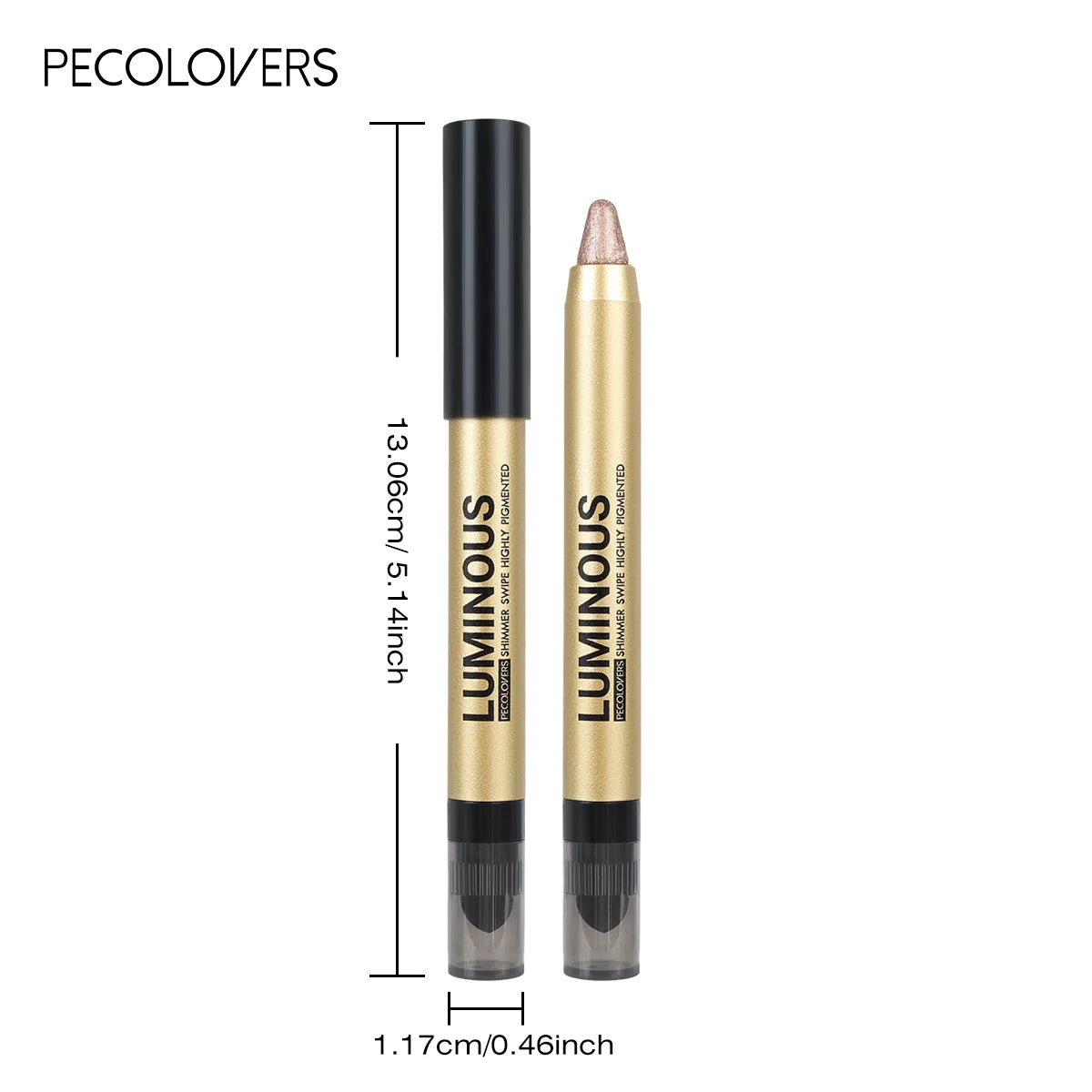 3D Eye Makeup Eyeshadow Stick, Matte and Shimmery Textures, Perfect for , Eye Brightener Stick Highlighter Eye Liner Pen mbzr