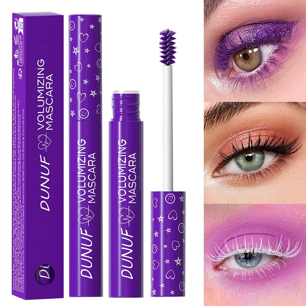 Colorful Curling Mascara Waterproof Fast Drying Eyelashes Extension Multicolor Lashes Makeup Lasting Waterproof White Mascara mbzr