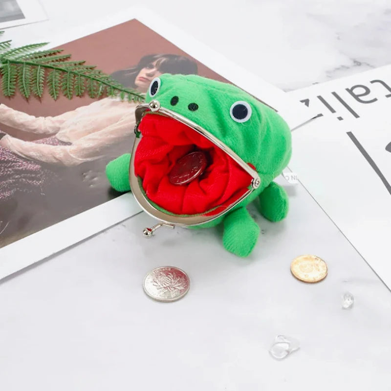 Plush Frog Coin Wallet Anime Ninja Wallet Halloween Role Playing Ninja Theme Party Gift