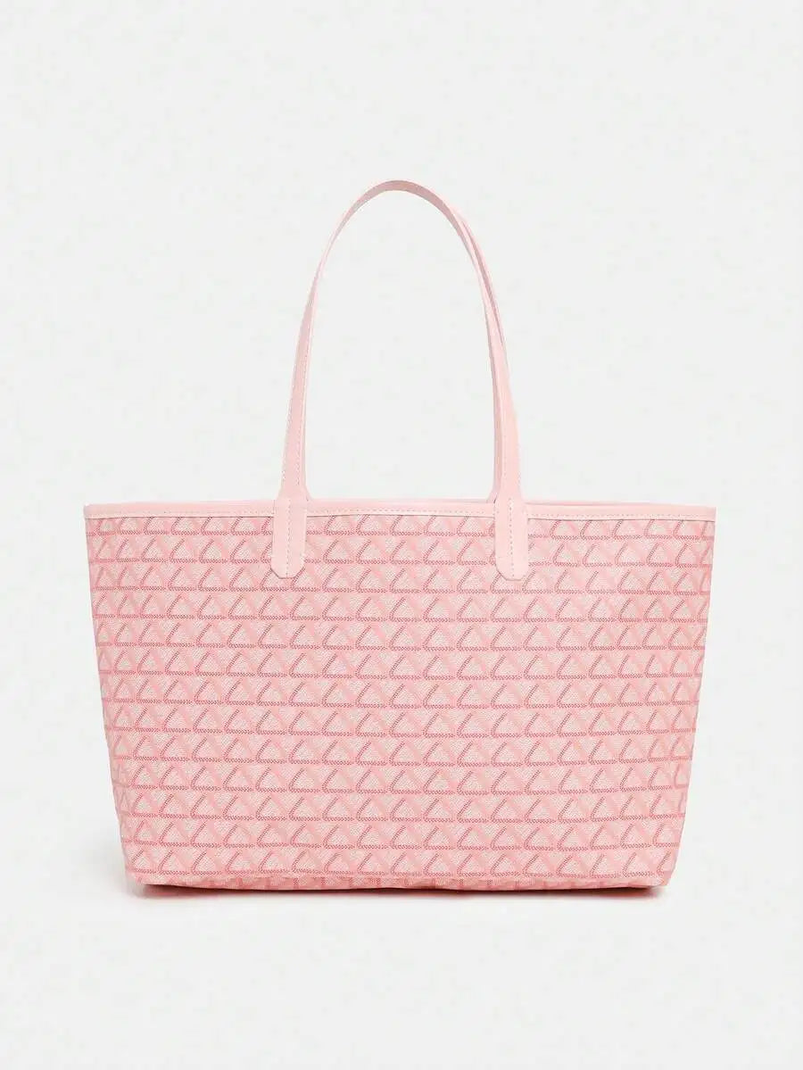 Women Minimalist Tote Bag Set With Wallet, Large Capacity Shoulder Bag, Office Casual Handbag mbzr
