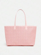 Women Minimalist Tote Bag Set With Wallet, Large Capacity Shoulder Bag, Office Casual Handbag mbzr