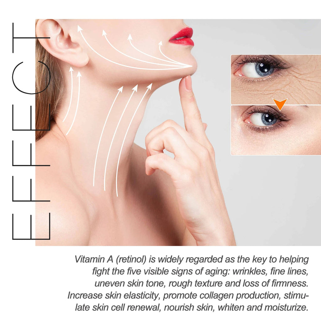 Retinol Collagen Face cream Complex Day Night Cream Hyaluronic acid Reduce fine lines dark circles moisturize firm pores mbzr