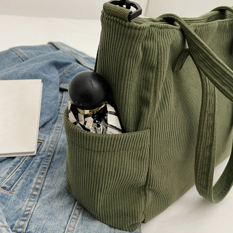 Casual Multi Pocket Handbag Adjustable Strap Crossbody Sling Bag Zipper Shoulder Bag Fall Winter Bag