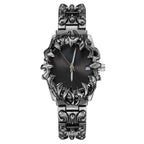 Fashion Heterosexual Men's Watch Claw Shape Table Alabaster Round Dial Retro Watches Y2K Unique Shaped Senior Ins Niche Men's Quartz Watch