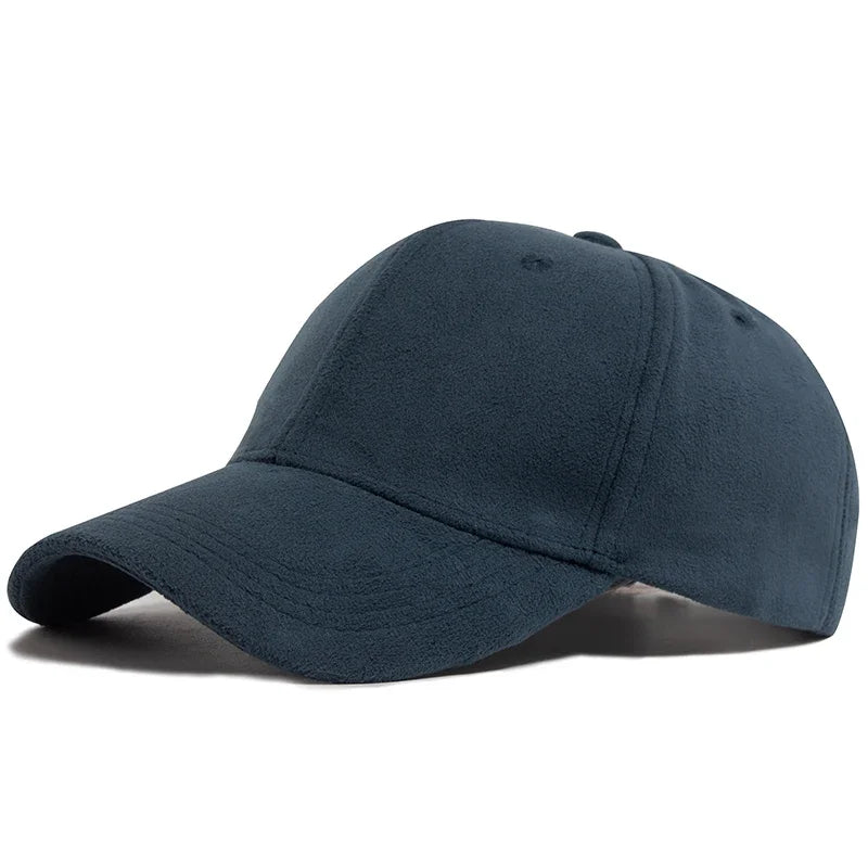 Suede Baseball Caps Solid Fashion Outdoors Casual Travel Sun Visor Hat Multicolour Unisex